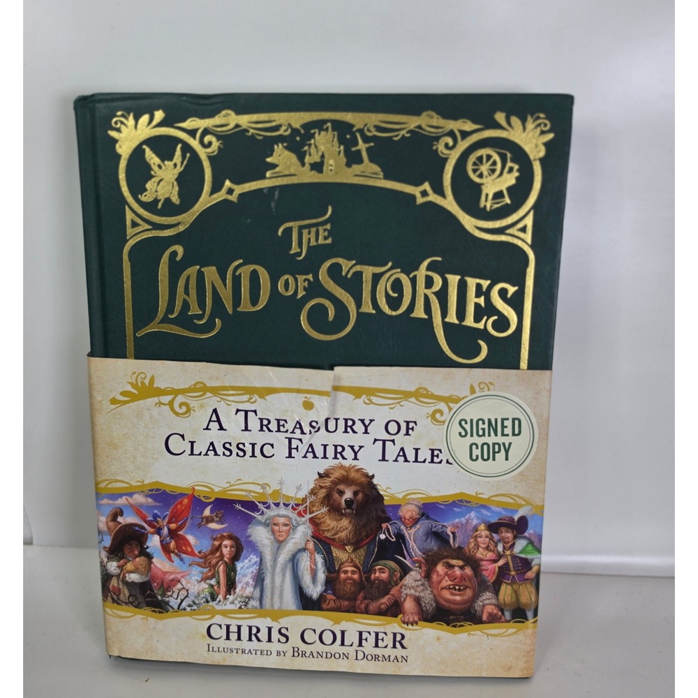 SIGNED Chris Colfer The Land of Stories A Treasury of Classic Fairy Tales 1st Ed